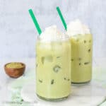 Iced Matcha Green Tea Latte - Starbucks Copycat