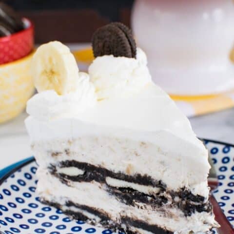 Oreo Banana Cream Icebox Cake