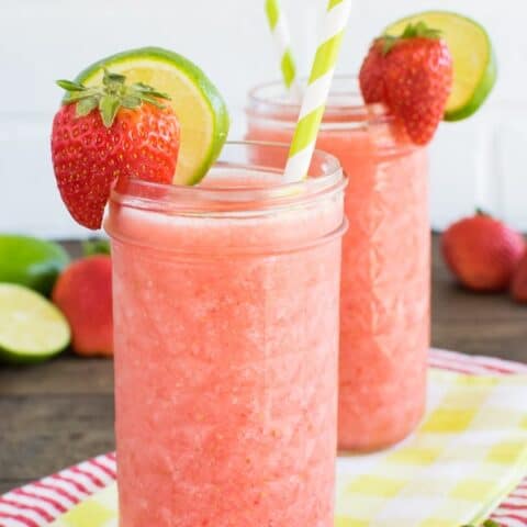 Strawberry Limeade Slushies