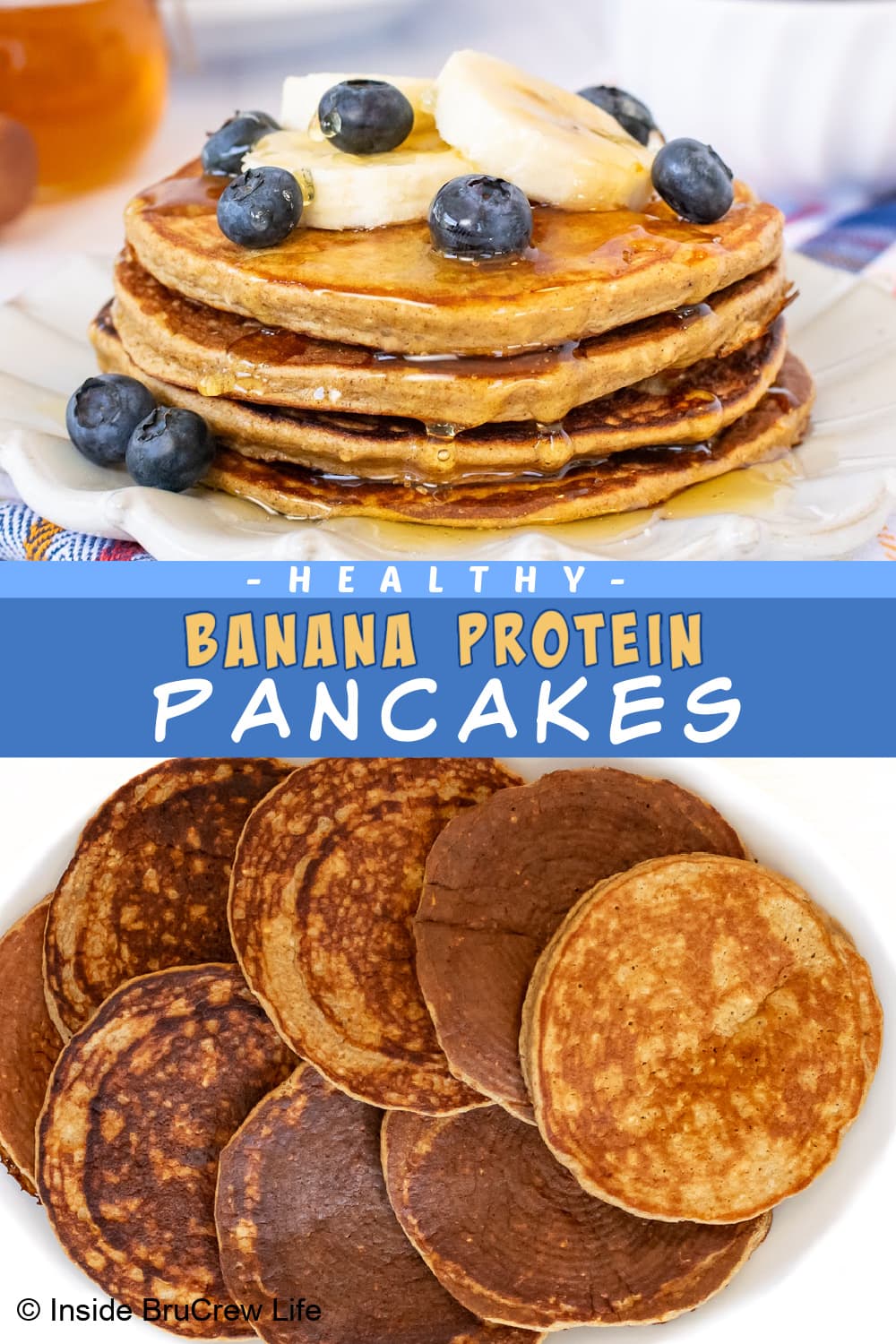 Banana Protein Pancakes - Inside BruCrew Life