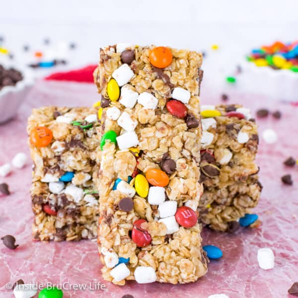 M&M Granola Bites