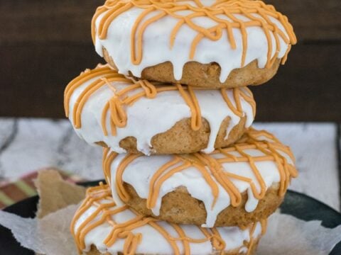 Butterscotch Apple Cake Donuts