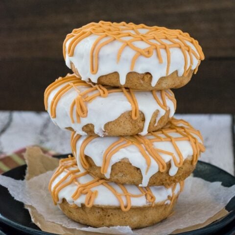 Butterscotch Apple Cake Donuts