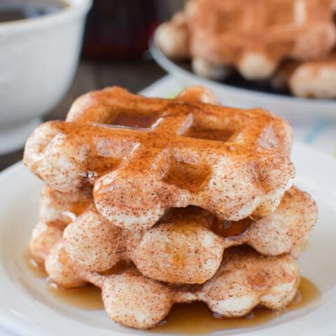 Easy Cinnamon Sugar Waffles