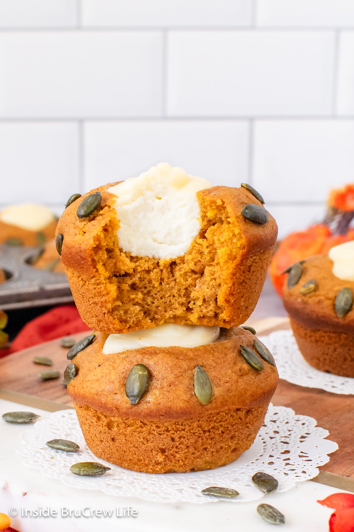 Pumpkin Cream Cheese Bread and Muffins - Your Cup of Cake