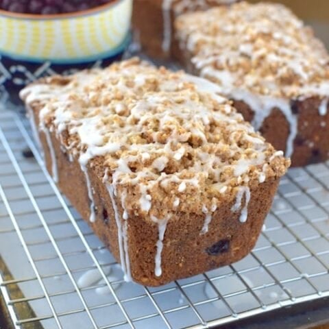 Blueberry Almond Crumble Bread