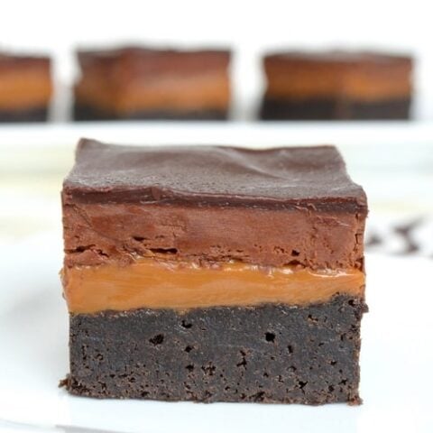 Caramel Milky Way Brownies Recipe