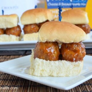 Cheddar Jack & Bacon Meatball Sliders Recipe