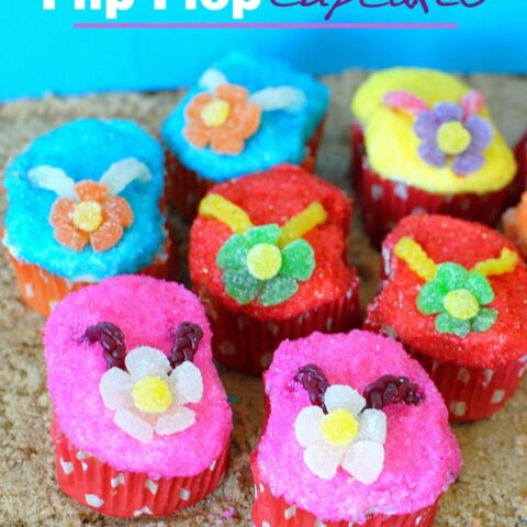 Flip Flop Cupcakes