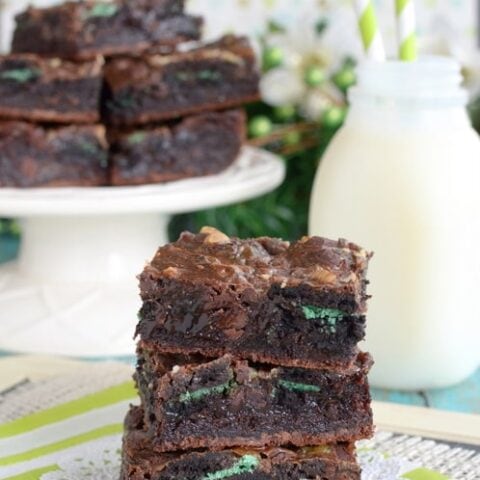 Mint Brownie Bars