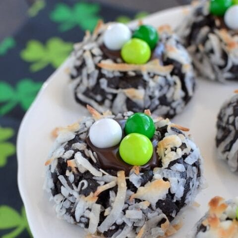 Irish Cream Chocolate Coconut Cookies