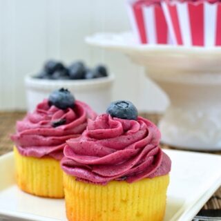 Lemon Blueberry Cupcakes Recipe