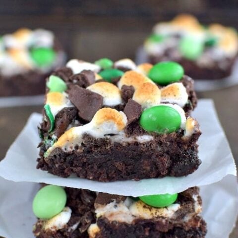 Mint S’mores Brownies Recipe