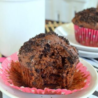 Mocha Cookies and Cream Muffins