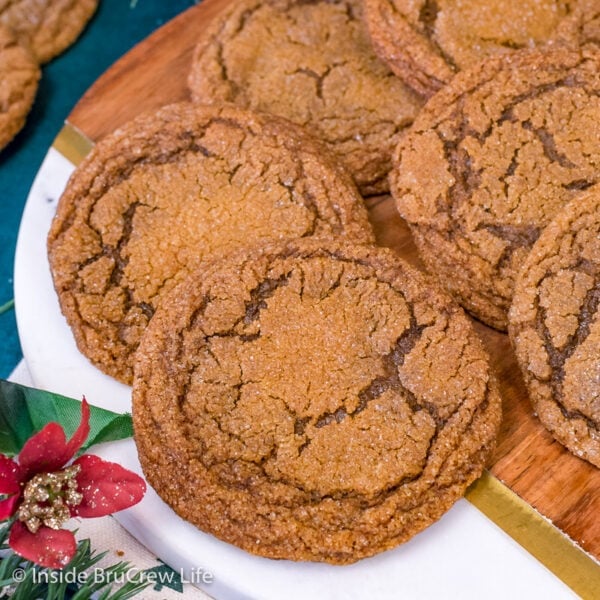Molasses Crackle Cookies Inside BruCrew Life