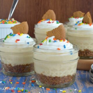 Peaches and Cream Cheesecake Cups