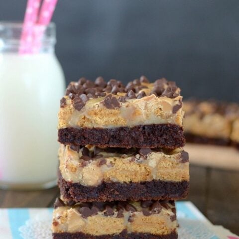 Peanut Butter Nutter Butter Brownie Bars