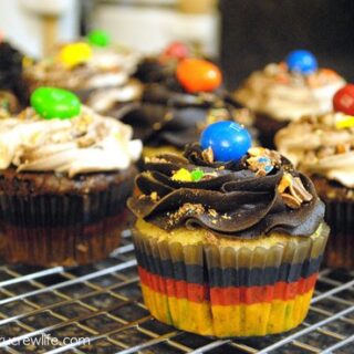 Peanut M&M Cupcakes Recipe