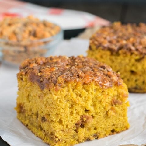 Pumpkin Butterfinger Cake