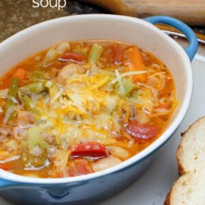 Italian Sausage Stew with Beans and Pasta - Inside BruCrew Life