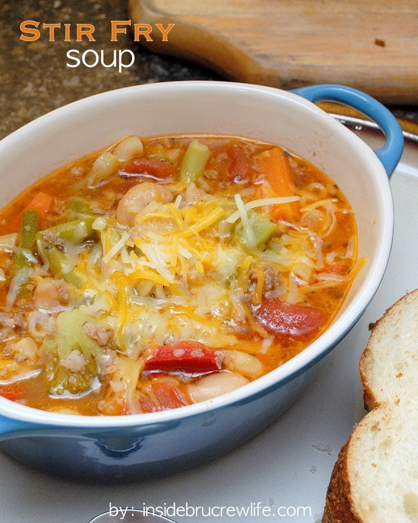 Italian Sausage Stew with Beans and Pasta - Inside BruCrew Life