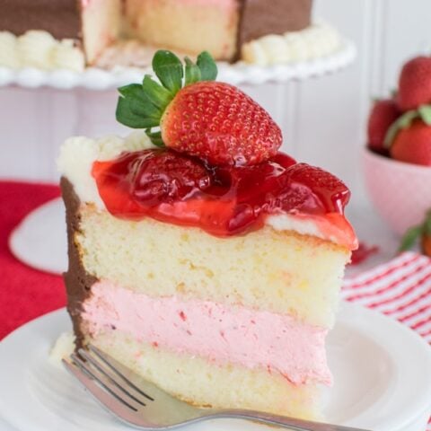 Strawberry Mousse Cake