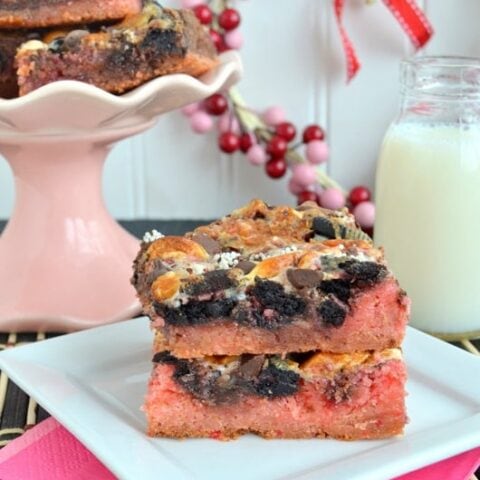 Strawberry Fudge Magic Bars