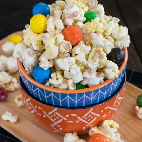 Toffee Pretzel M&M’s Popcorn