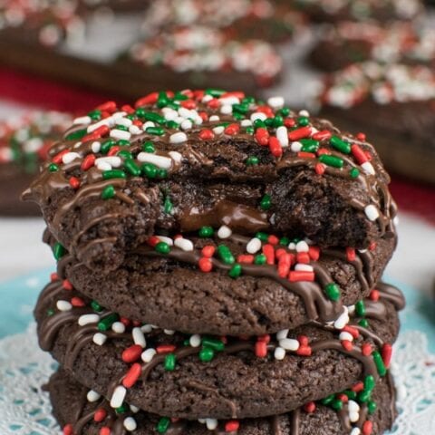 Triple Chocolate Cookies