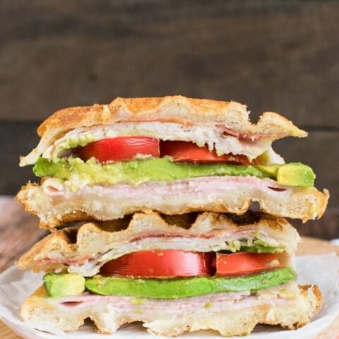 Turkey Club Waffle Sandwich Recipe