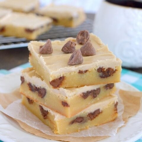 White Chocolate Caramel Cappuccino Bars