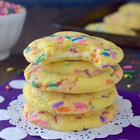 White Chocolate Lemon Funfetti Cookies Recipe