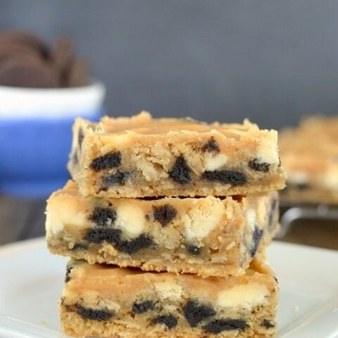 White Chocolate Peanut Butter Oreo Bars