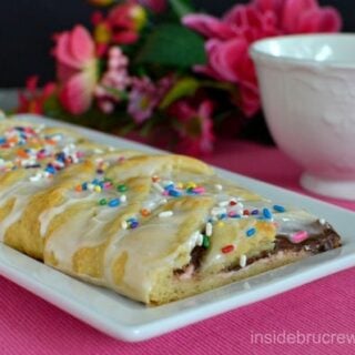 Strawberry Nutella Braid