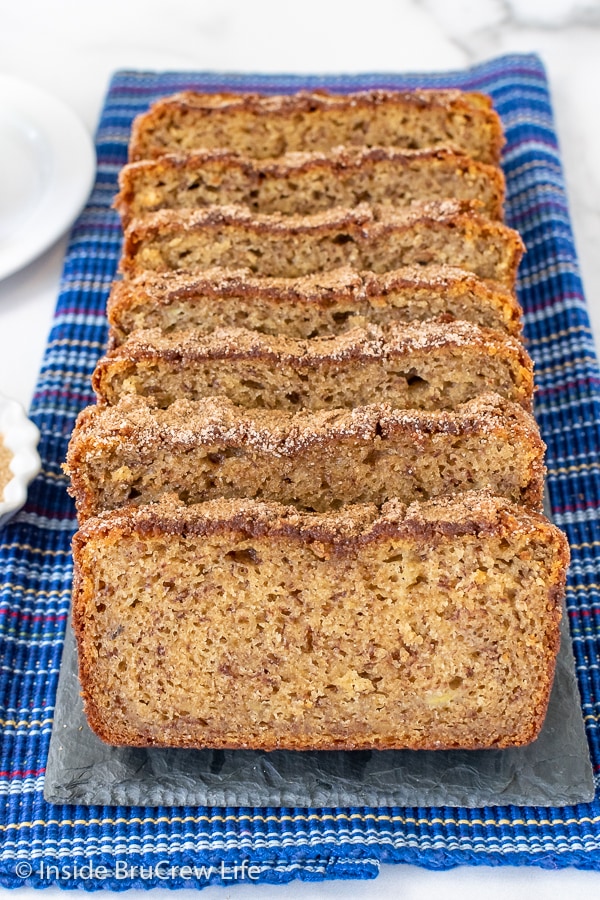 Cinnamon Banana Bread Recipe Cinnamon Sugar - Inside BruCrew Life