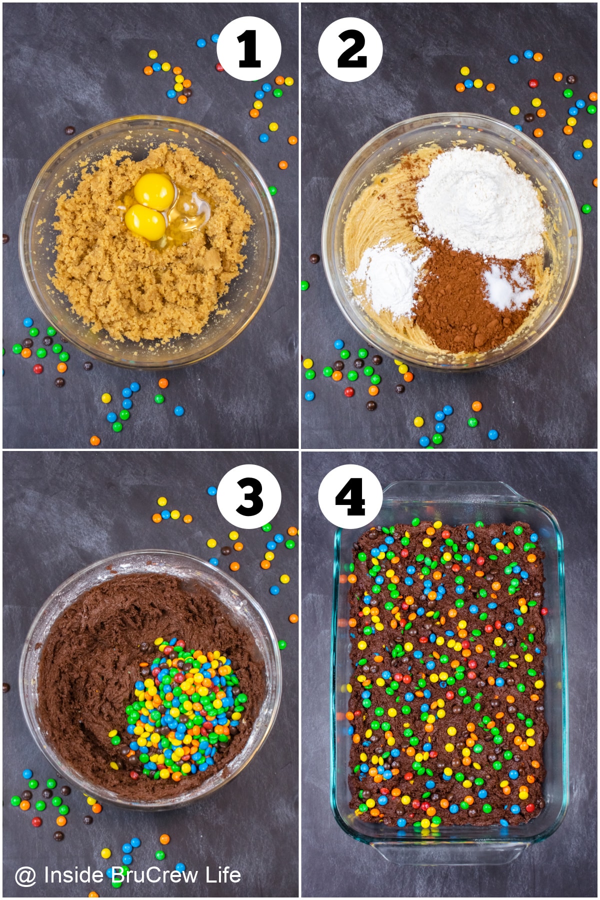 Pumpkin Spiced M&M Brownies