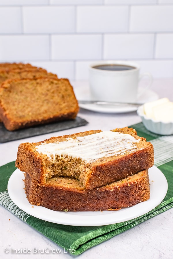 Zucchini Banana Bread Recipe - Inside BruCrew Life