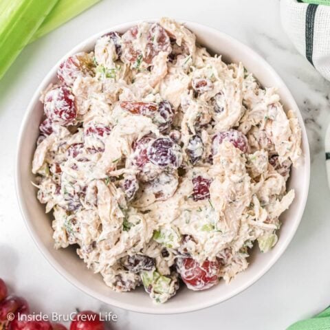 Chicken Salad with Grapes - Inside BruCrew Life