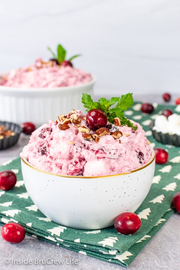 cranberry salad with marshmallows