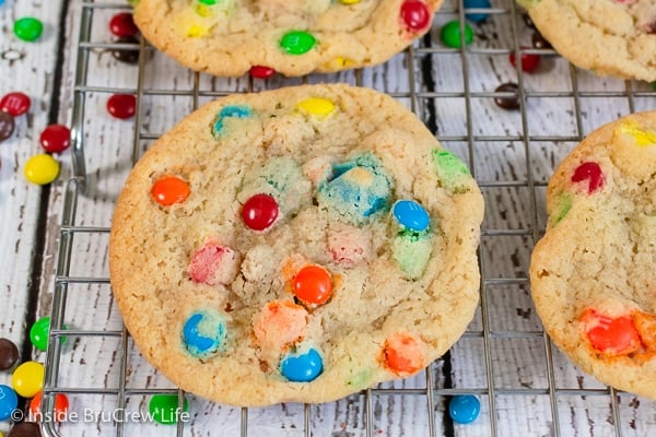 Thin and Crispy M&M Sugar Cookies