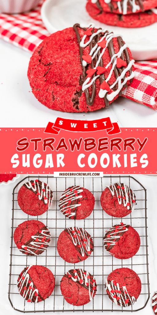 Chewy Strawberry Sugar Cookies Recipe Inside Brucrew Life 0694