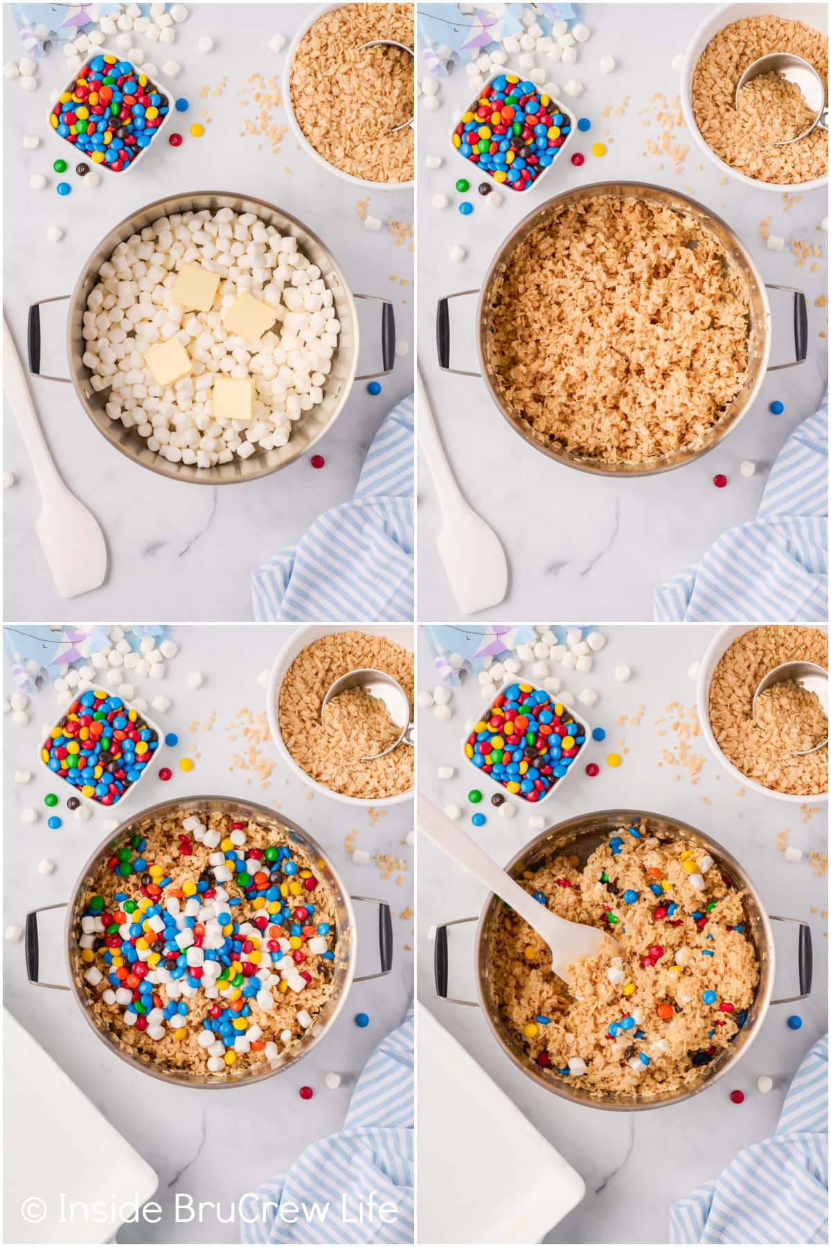 M&M Rice Krispie Treats - Gastronotherapy