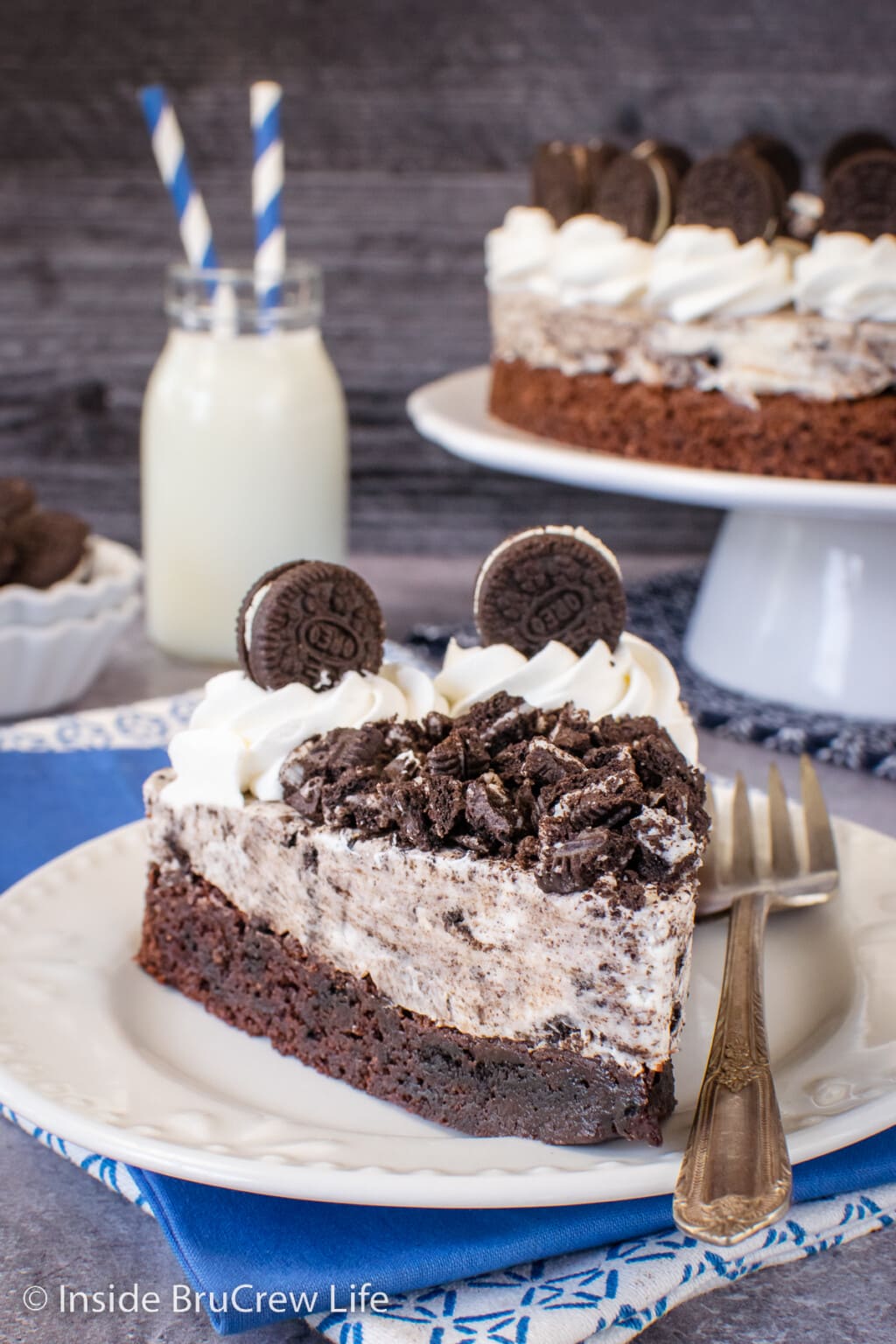 Oreo Mousse Cake - Inside BruCrew Life