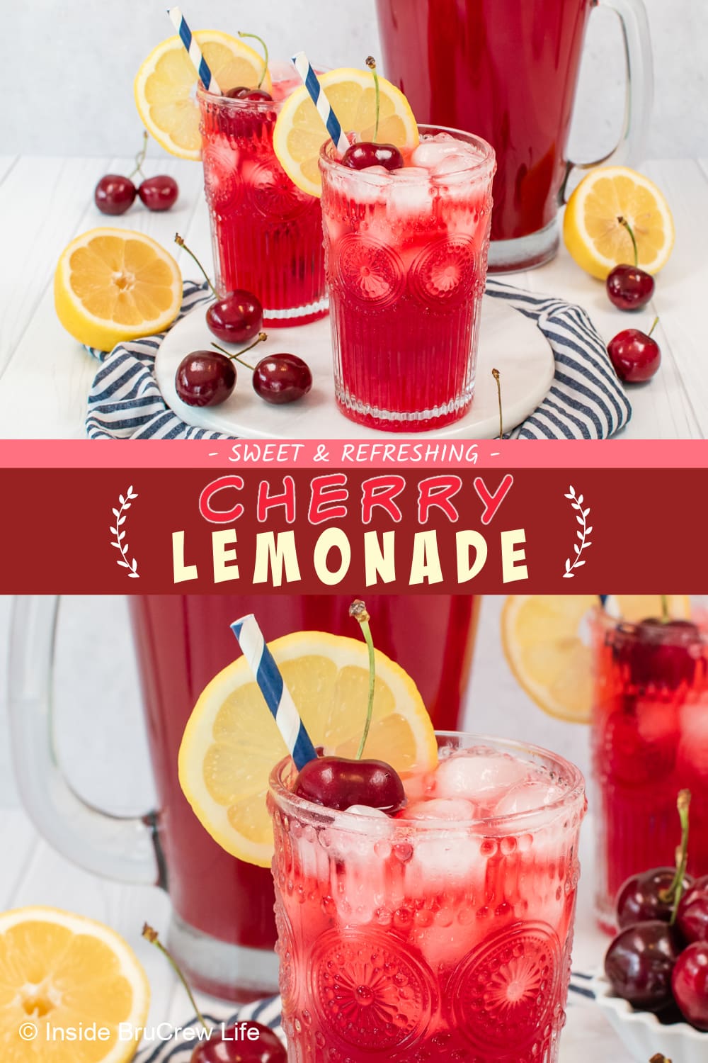 Cherry Lemonade Recipe - Inside BruCrew Life