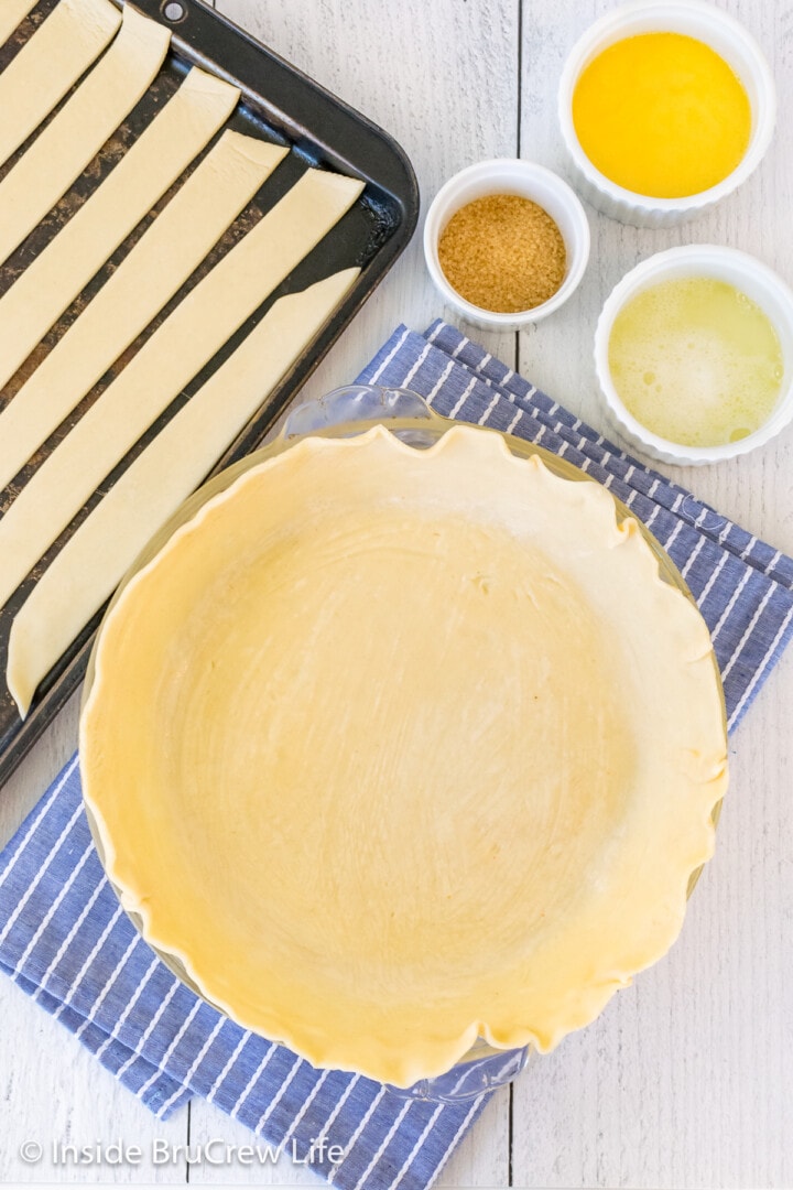 How to Make a Lattice Pie Crust Inside BruCrew Life