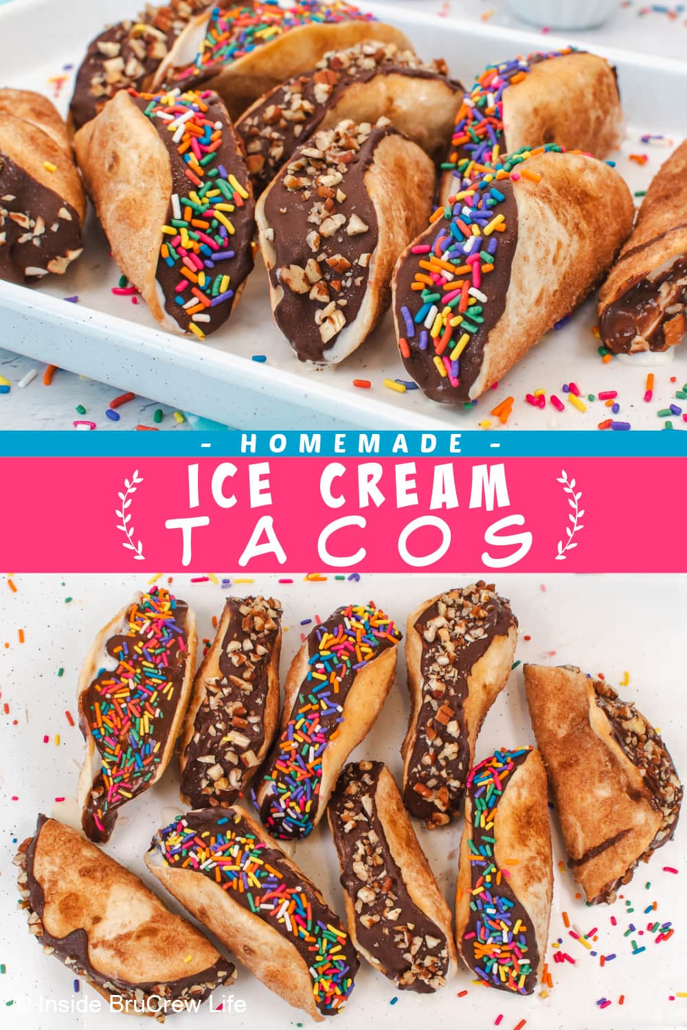 Easy Homemade Ice Cream Tacos Recipe Inside BruCrew Life