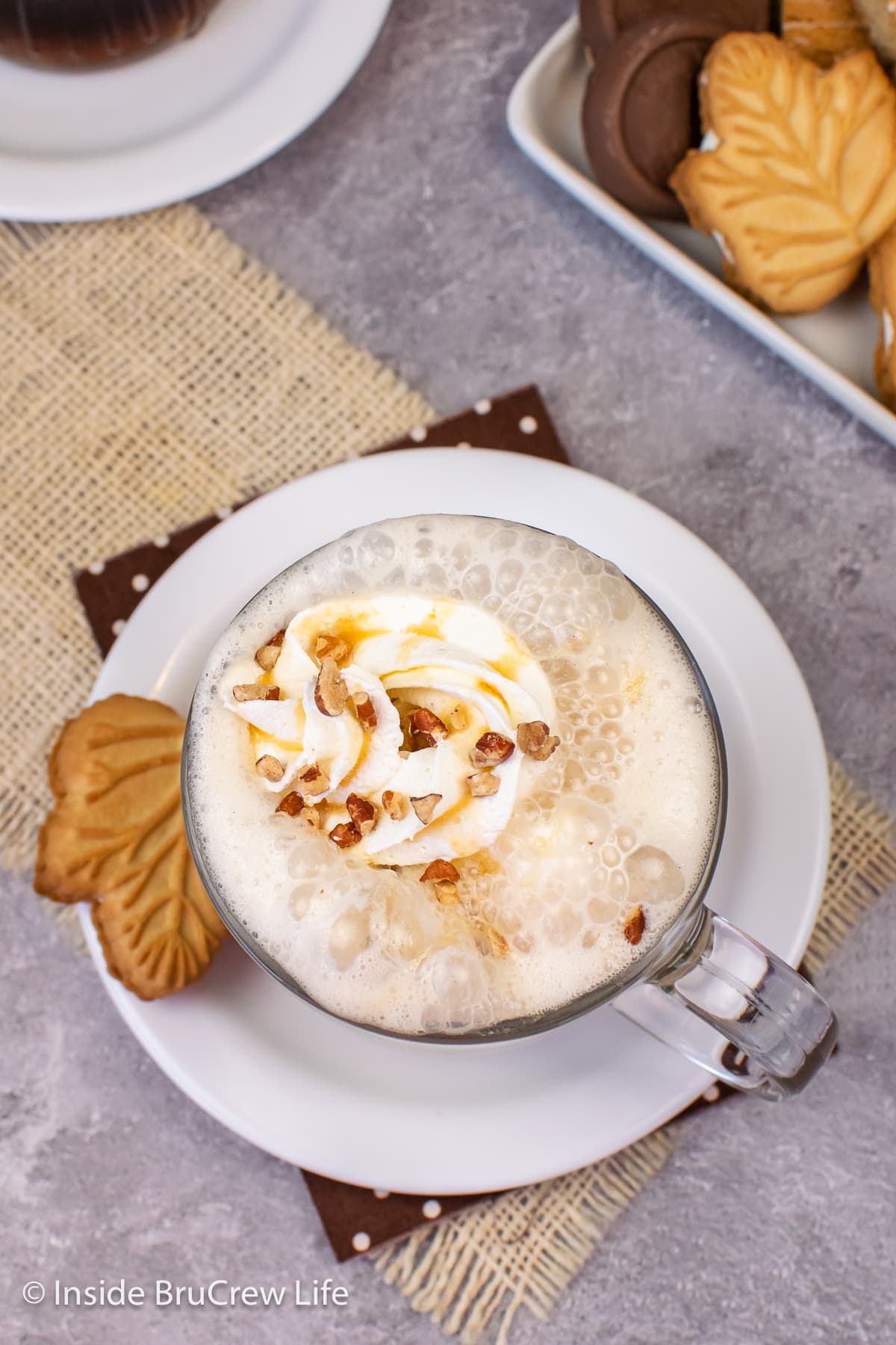 Iced Maple Latte with Real Maple Syrup - The Hint of Rosemary