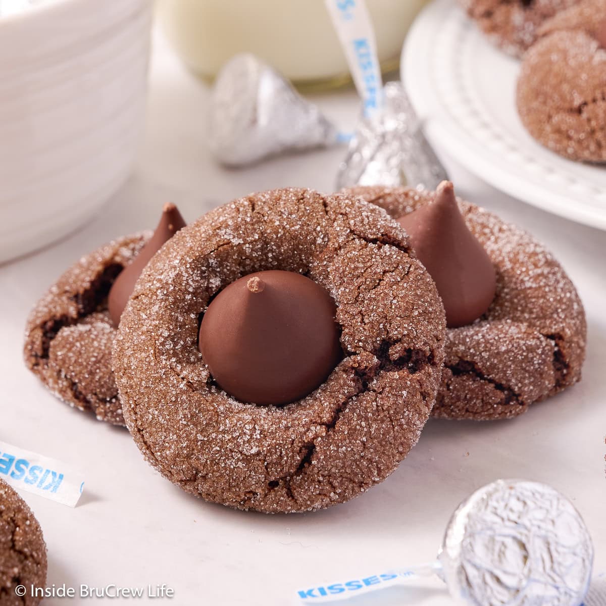 Best Chocolate Blossom Cookies - Inside BruCrew Life